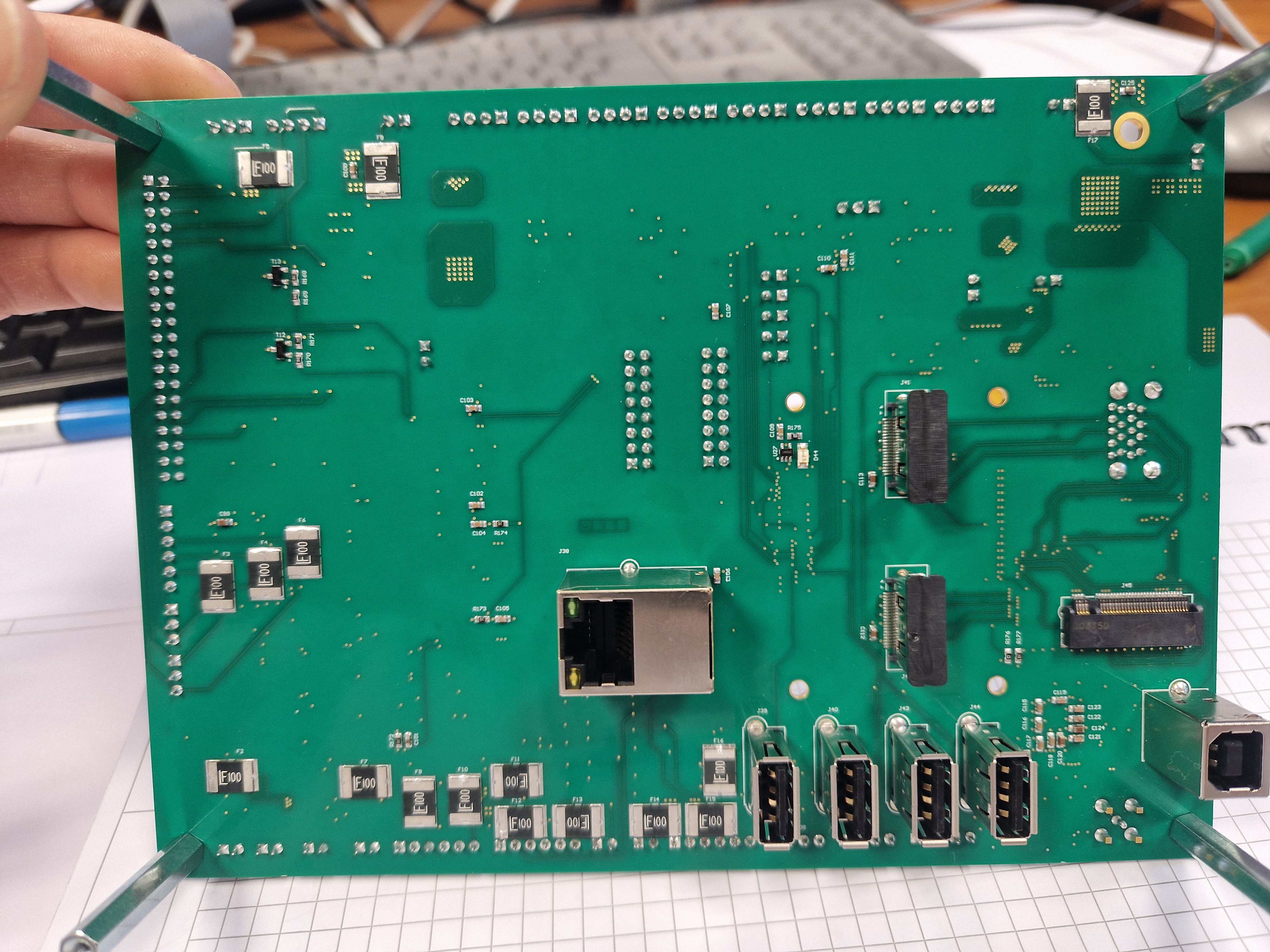 Laser control board back